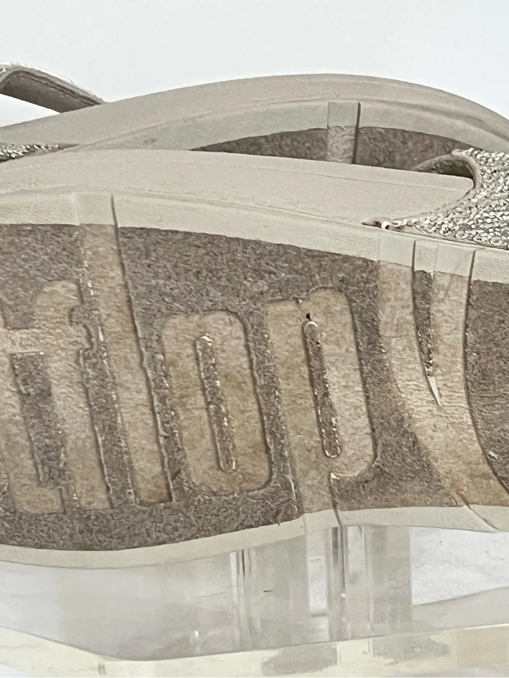 FitFlop Lulu Glittering Crystal-Embellished Sandals Size 8 Pre owned